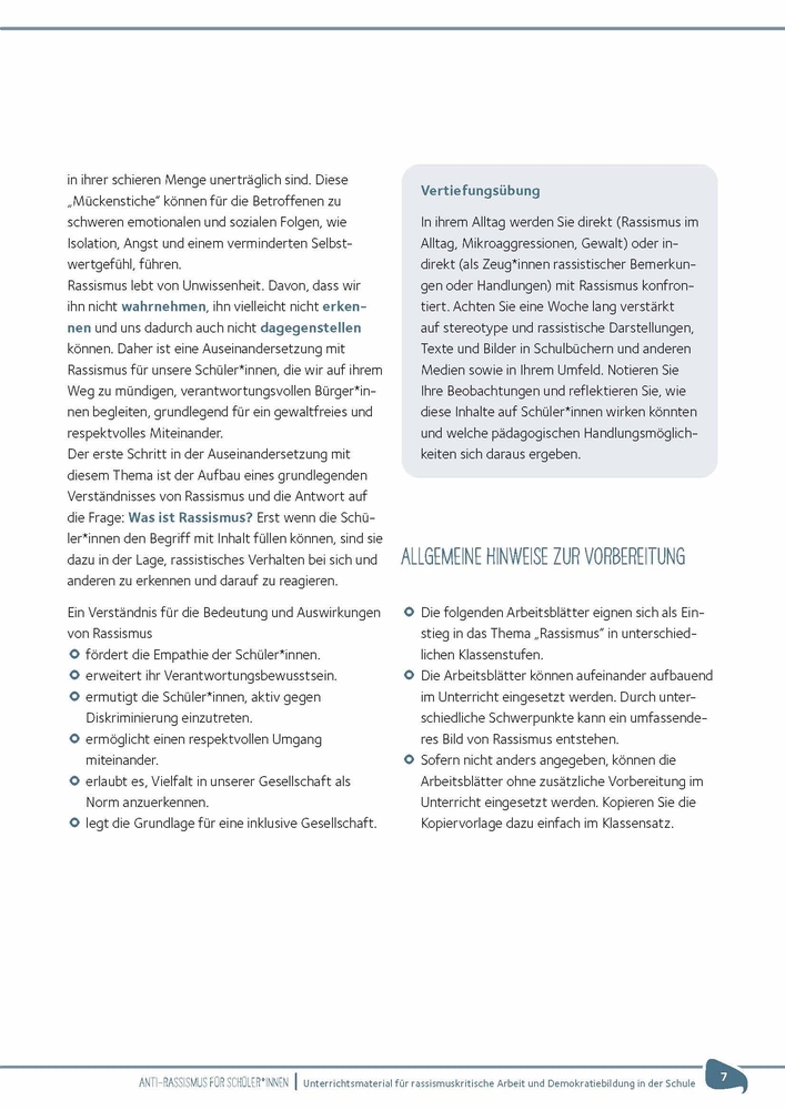 Anti-Rassismus für Schüler*innen