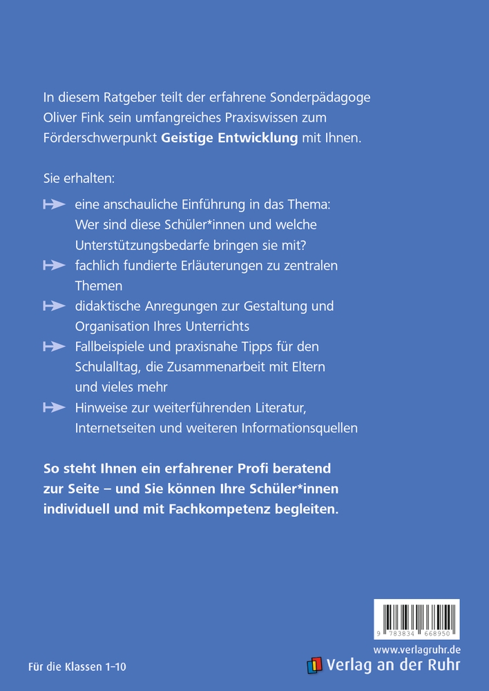 Rund um den Förderschwerpunkt Geistige Entwicklung