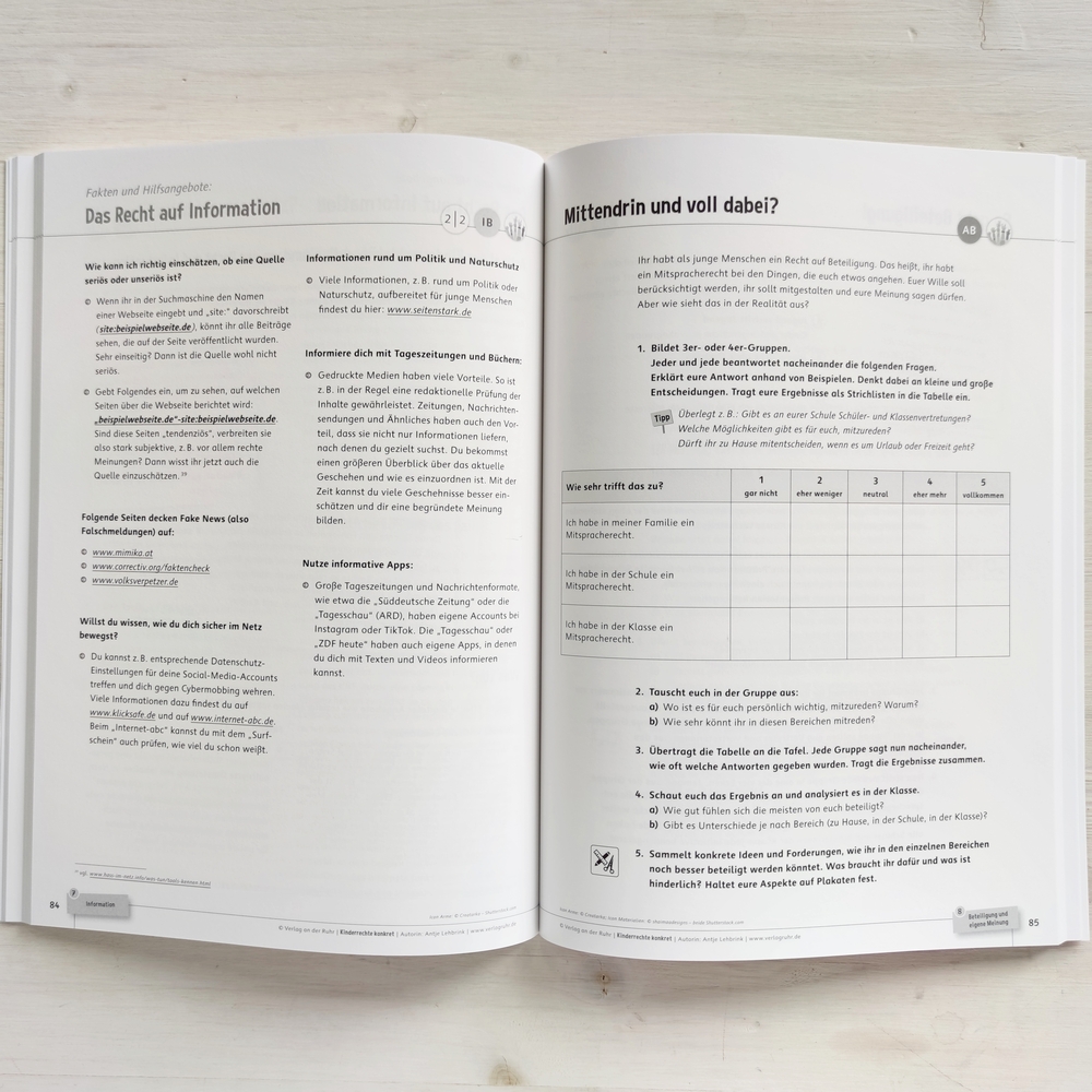 Kinderrechte konkret Kinderrechte konkret