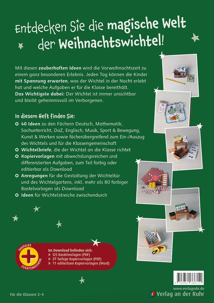 40 magische Weihnachtswichtel-Ideen, Klasse 3/4
