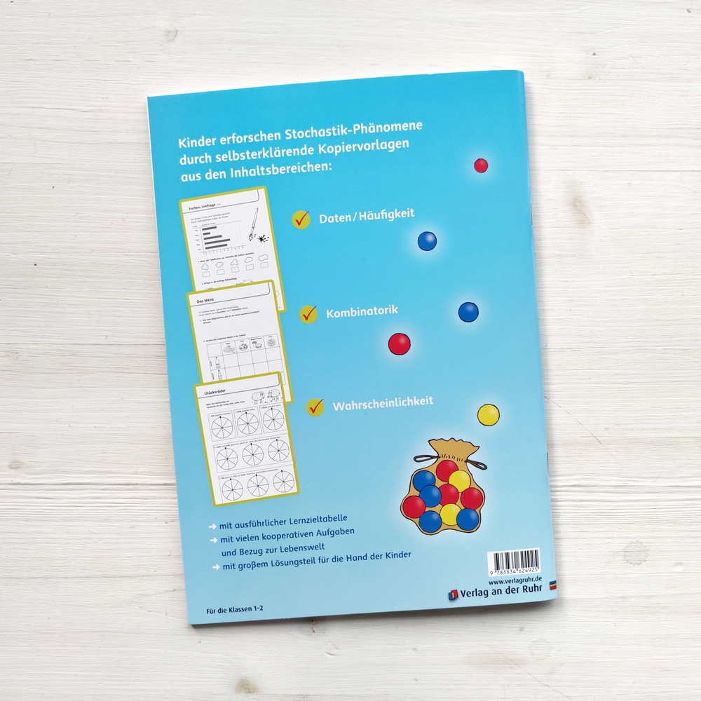 Daten, Wahrscheinlichkeit und Kombinatorik – Klasse 1/2 Daten, Wahrscheinlichkeit und Kombinatorik – Klasse 1/2