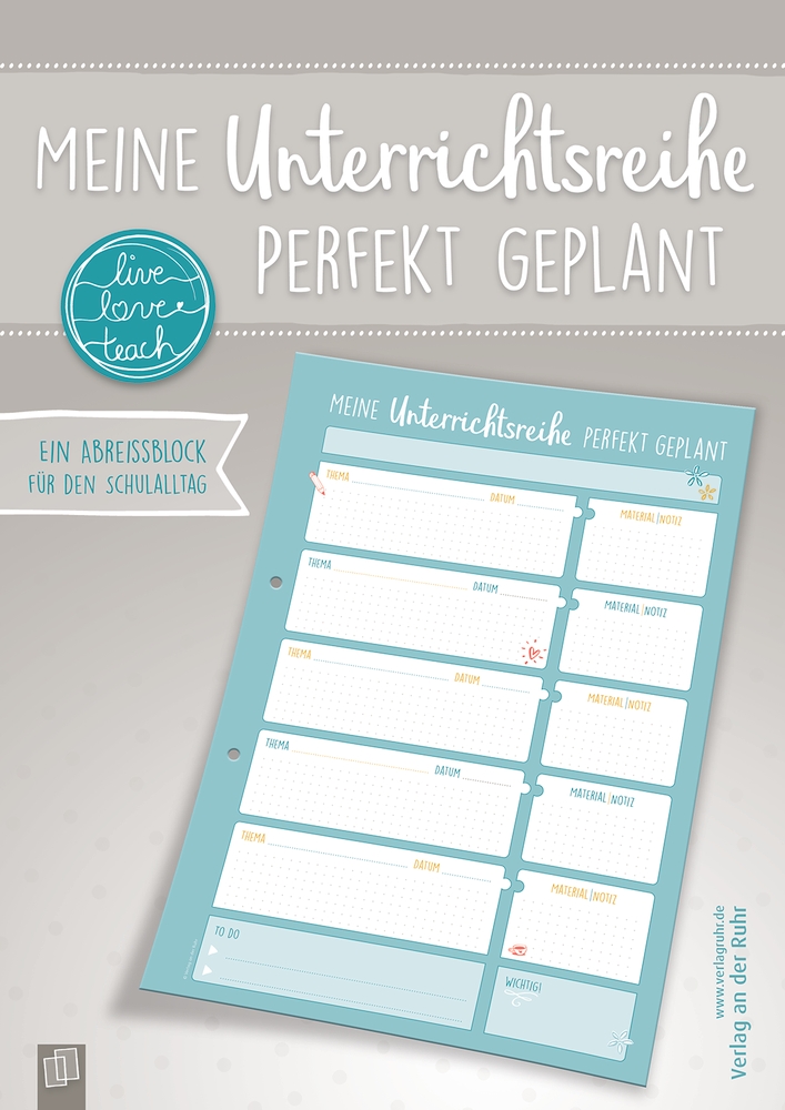 Meine Unterrichtsreihe perfekt geplant Meine Unterrichtsreihe perfekt geplant