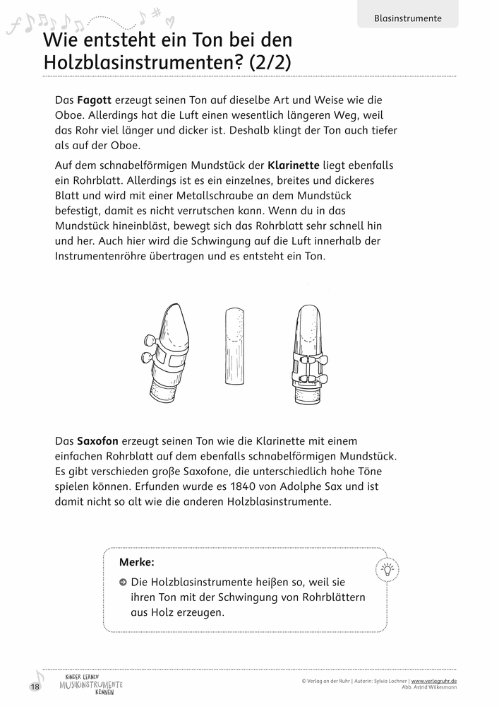 Kinder lernen Musikinstrumente kennen – Klasse 3/4