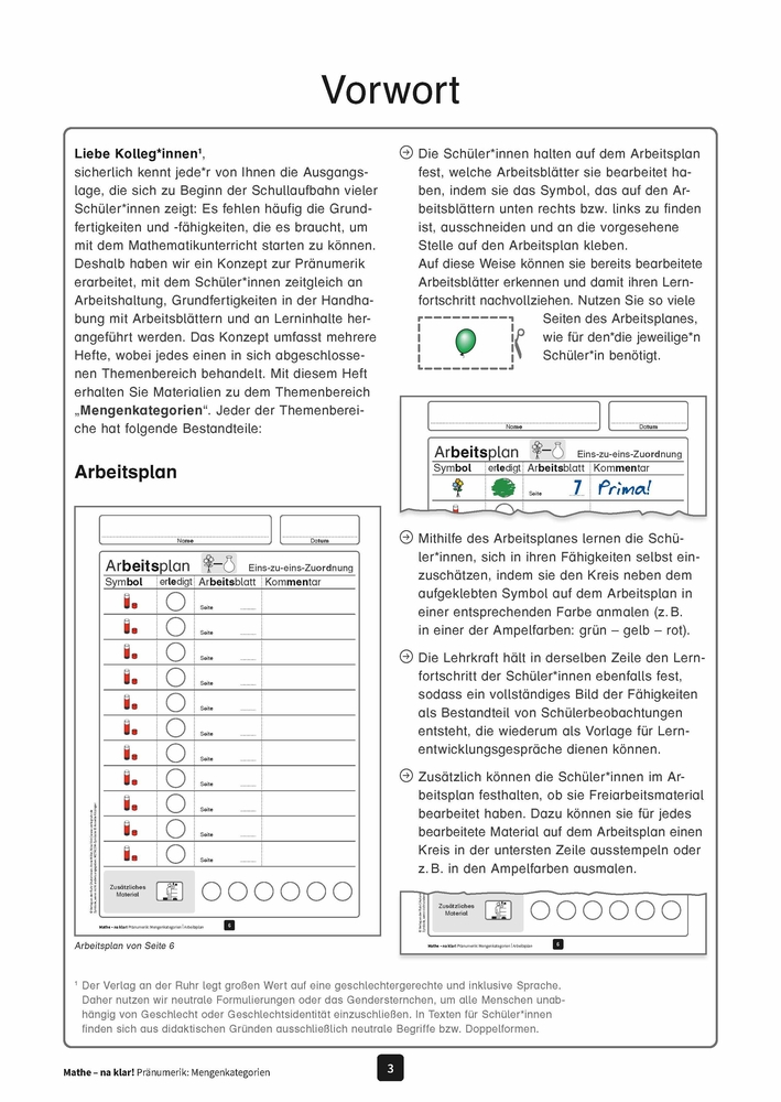 Mathe - na klar! Pränumerik: Mengenkategorien