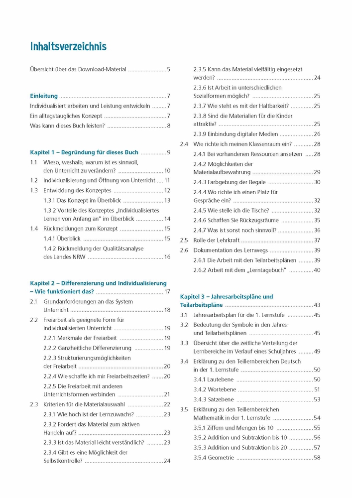 Individuelles Lernen mit System