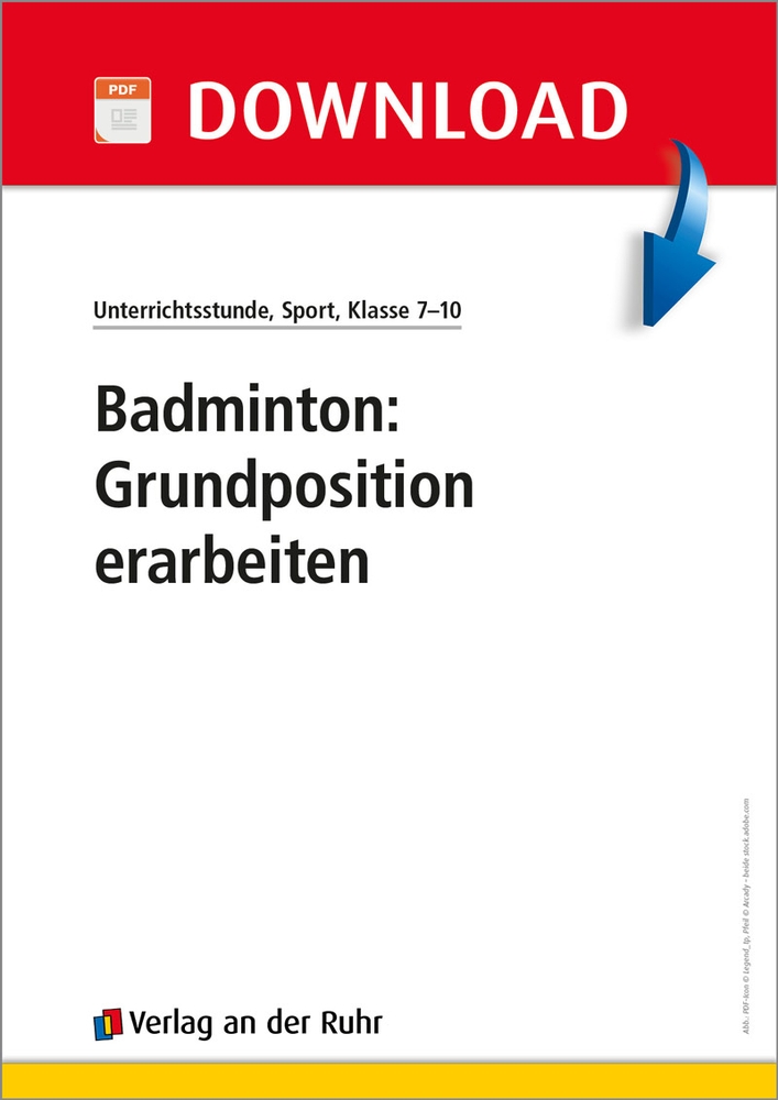 Badminton: Grundposition erarbeiten