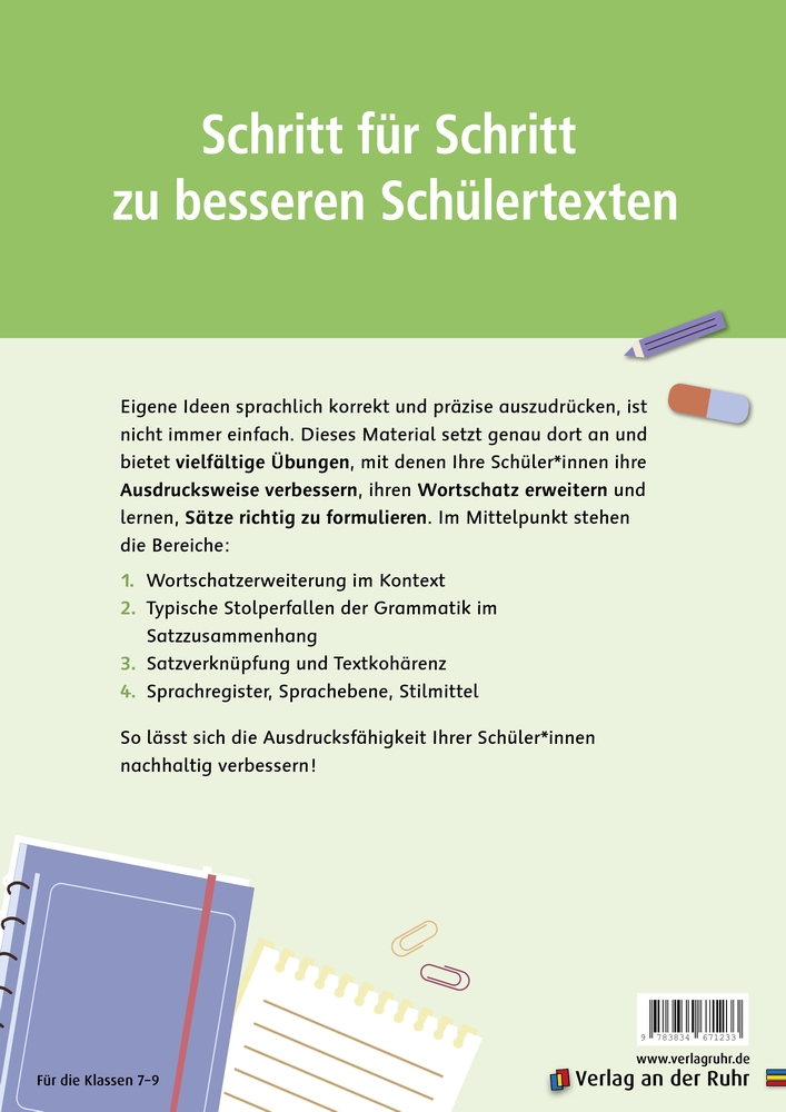 Ausdrucksfähigkeit verbessern - präzise schreiben