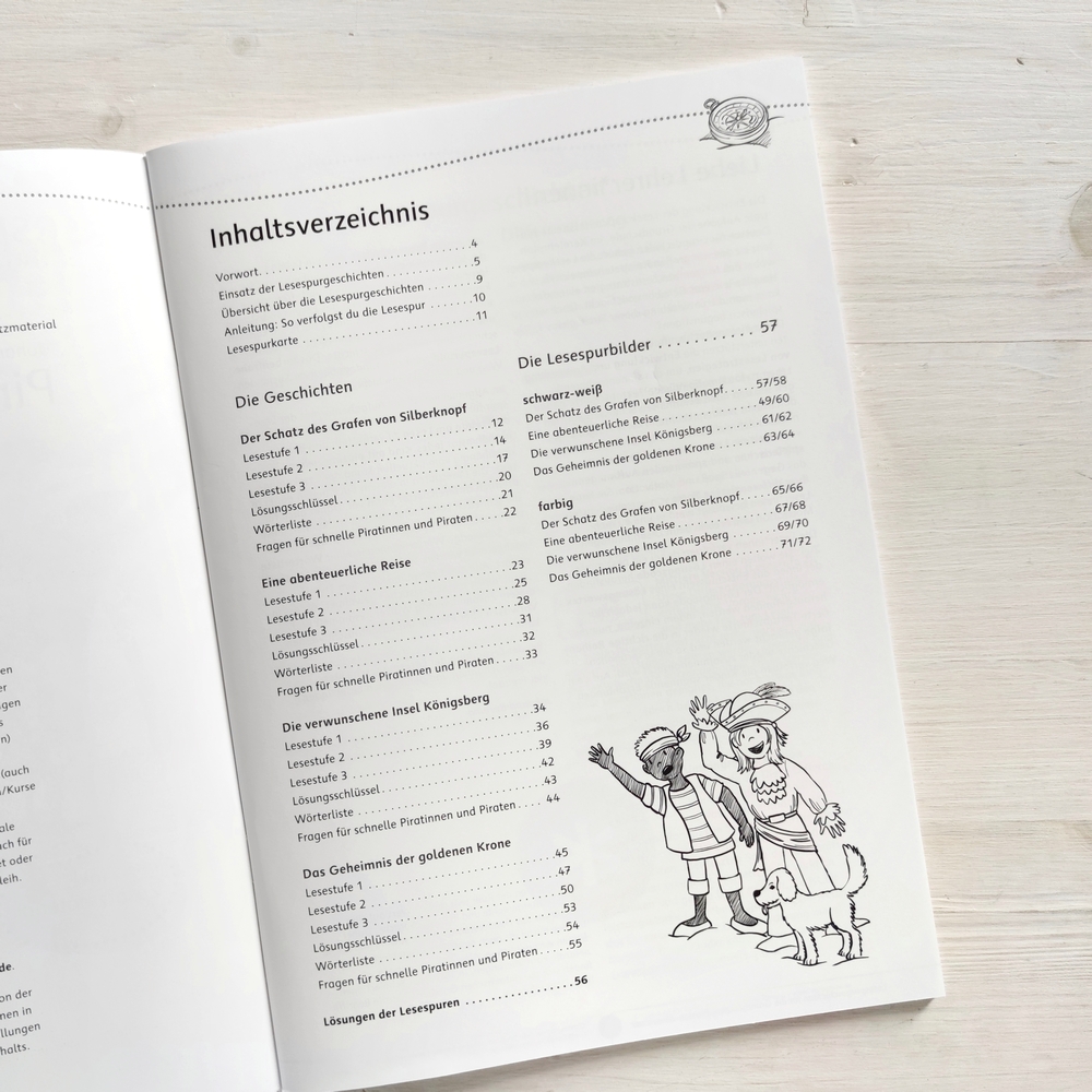 Lesespurgeschichten für die Grundschule – Piraten-Abenteuer Lesespurgeschichten für die Grundschule – Piraten-Abenteuer