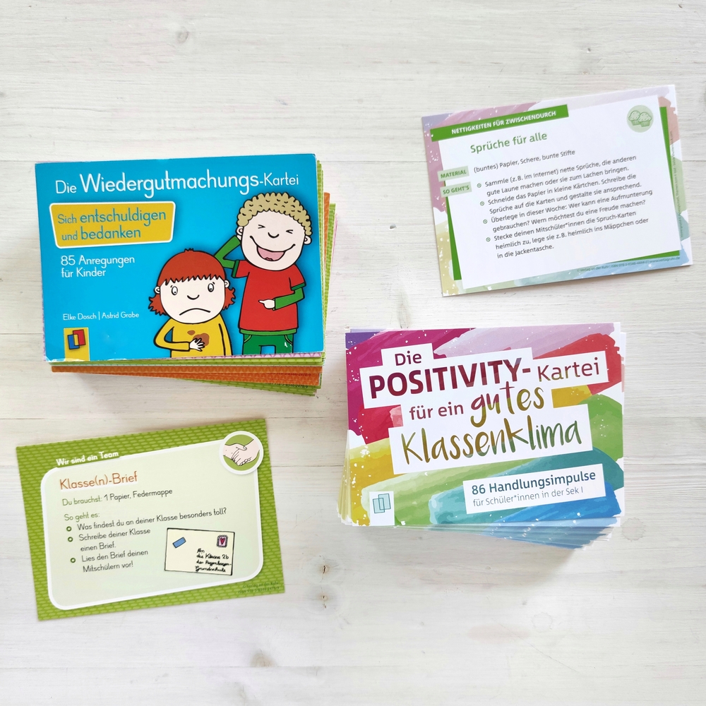 Die Positivity-Kartei für ein gutes Klassenklima