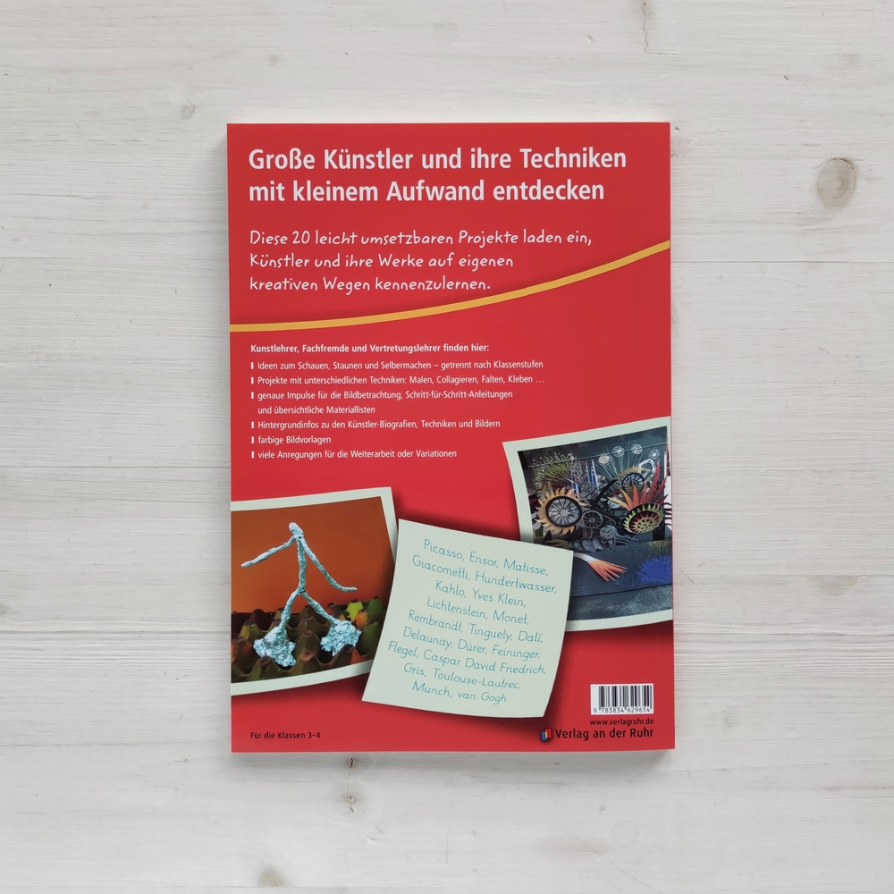 20 x Künstler für 90 Minuten – Klasse 3/4 20 x Künstler für 90 Minuten – Klasse 3/4