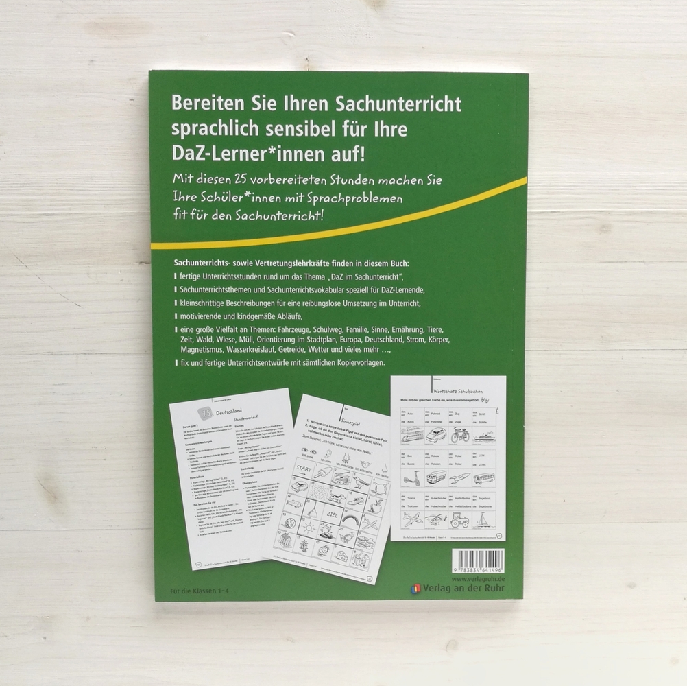 25 x DaZ im Sachunterricht für 45 Minuten – Klasse 1-4