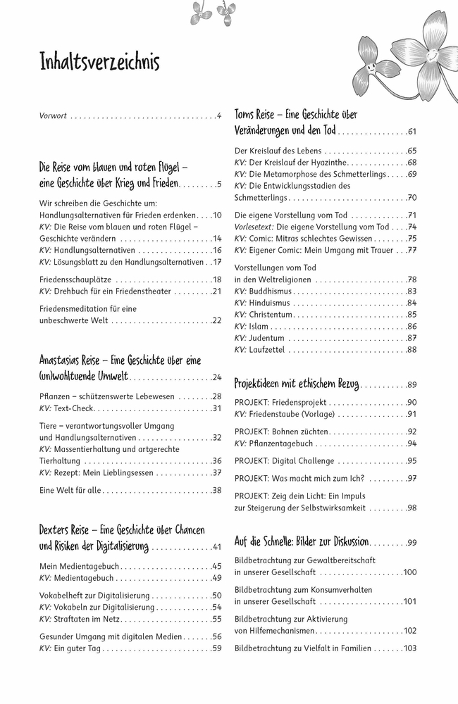 Ethikunterricht für das ganze Schuljahr – Klasse 3/4