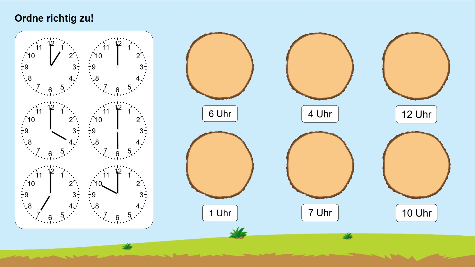 Wir lesen die Uhr – Matheunterricht digital – Klasse 1/2 – Pro-Lizenz – Mac