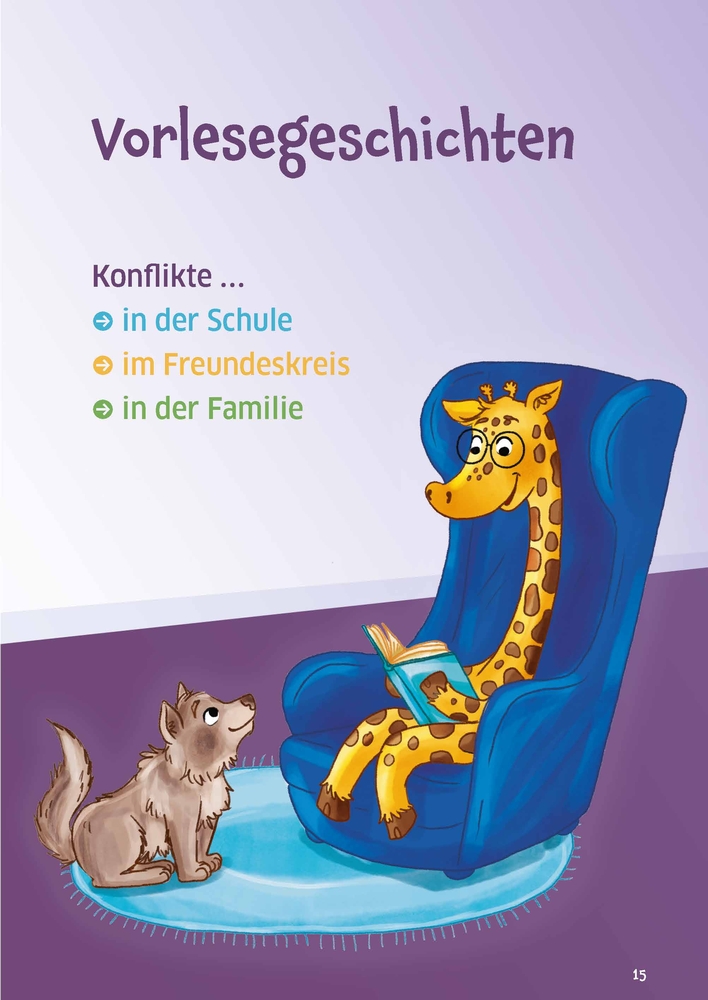 40 Vorlesegeschichten zur Giraffensprache, ab 6 Jahre