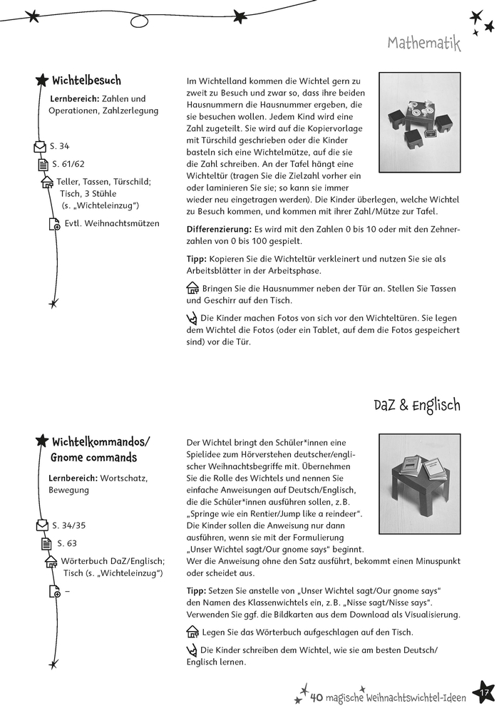 40 magische Weihnachtswichtel-Ideen, Klasse 1/2