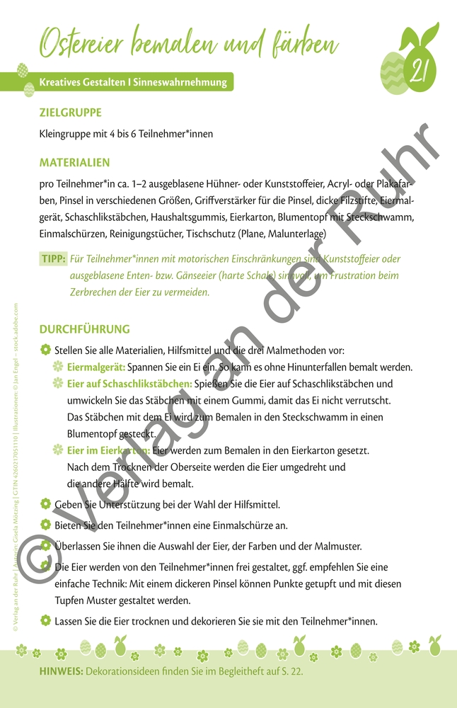 Unser Frühlingskalender für die Seniorenbetreuung Unser Frühlingskalender für die Seniorenbetreuung