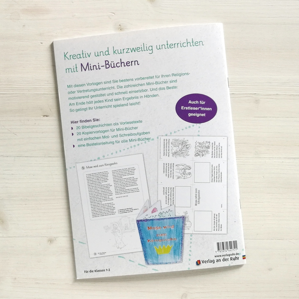 20 Mini-Bücher zu Bibelgeschichten 20 Mini-Bücher zu Bibelgeschichten