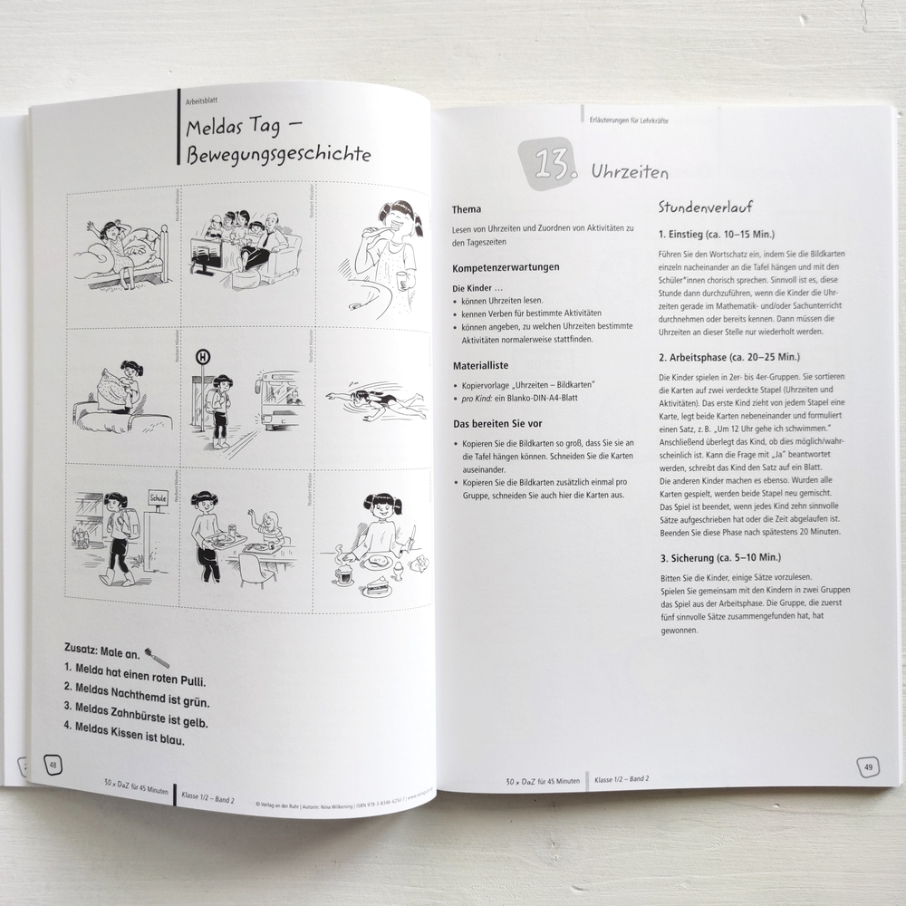 30 x DaZ für 45 Minuten – Klasse 1/2 – Band 2 30 x DaZ für 45 Minuten – Klasse 1/2 – Band 2