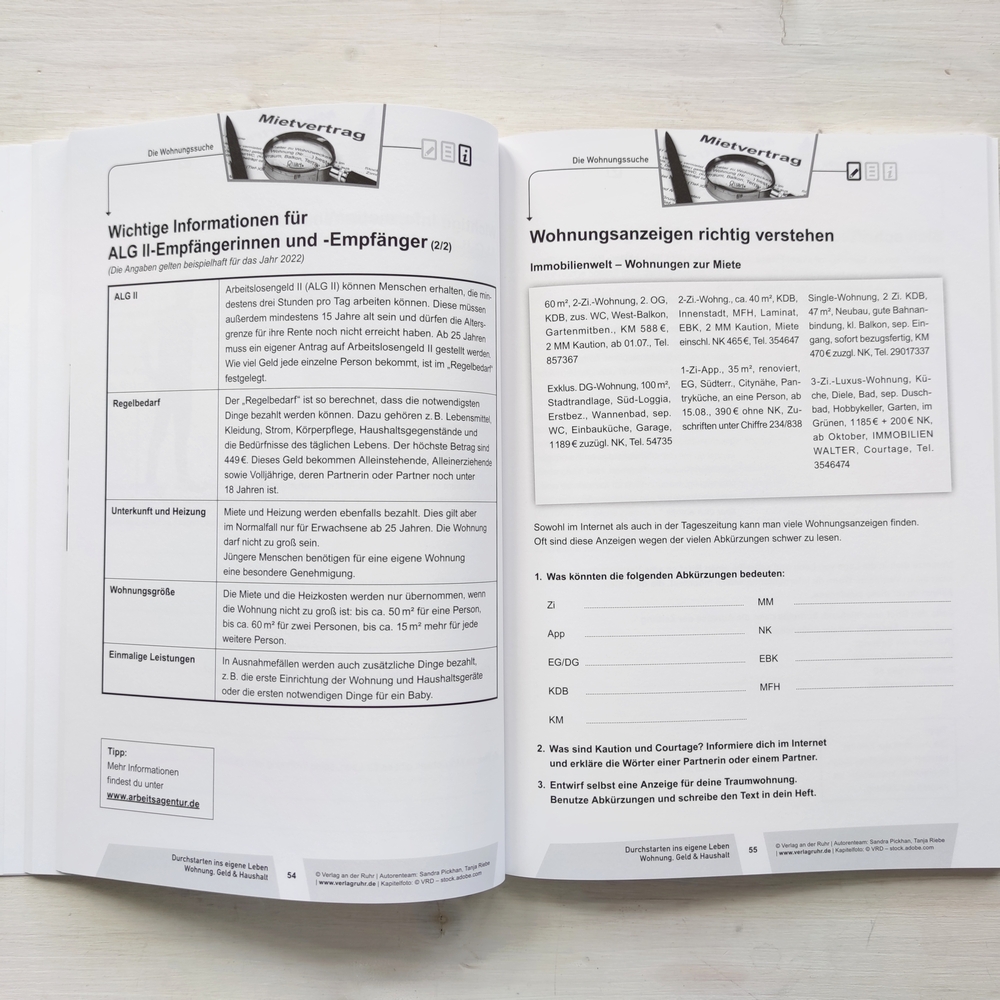 Durchstarten ins eigene Leben - Wohnung, Geld und Haushalt Durchstarten ins eigene Leben - Wohnung, Geld und Haushalt