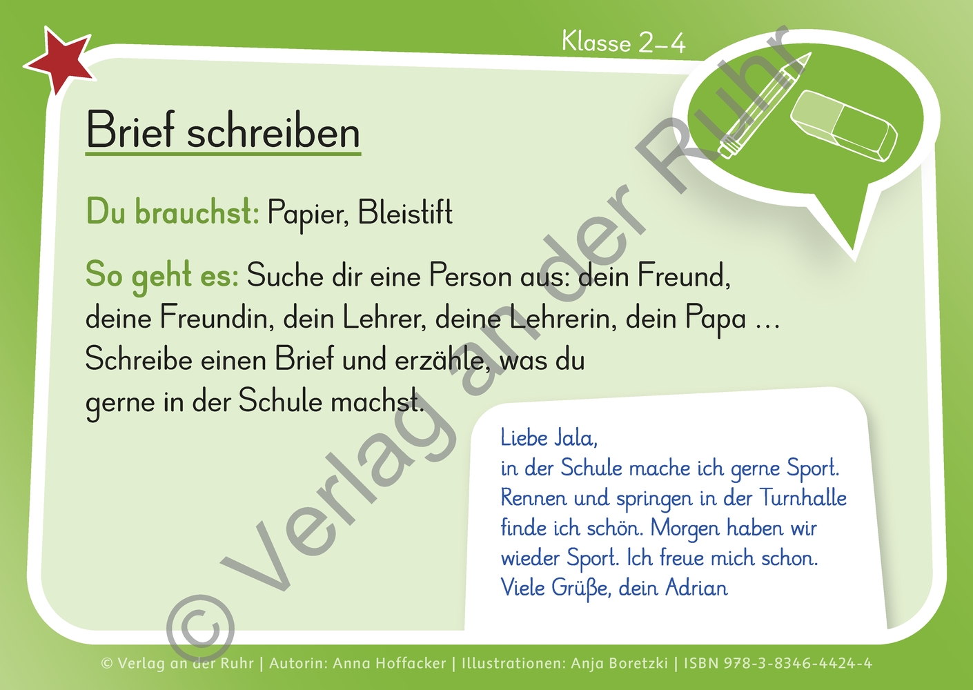 Eine Kartei für den DaZ-Unterricht – Klasse 2-4 Eine Kartei für den DaZ-Unterricht – Klasse 2-4
