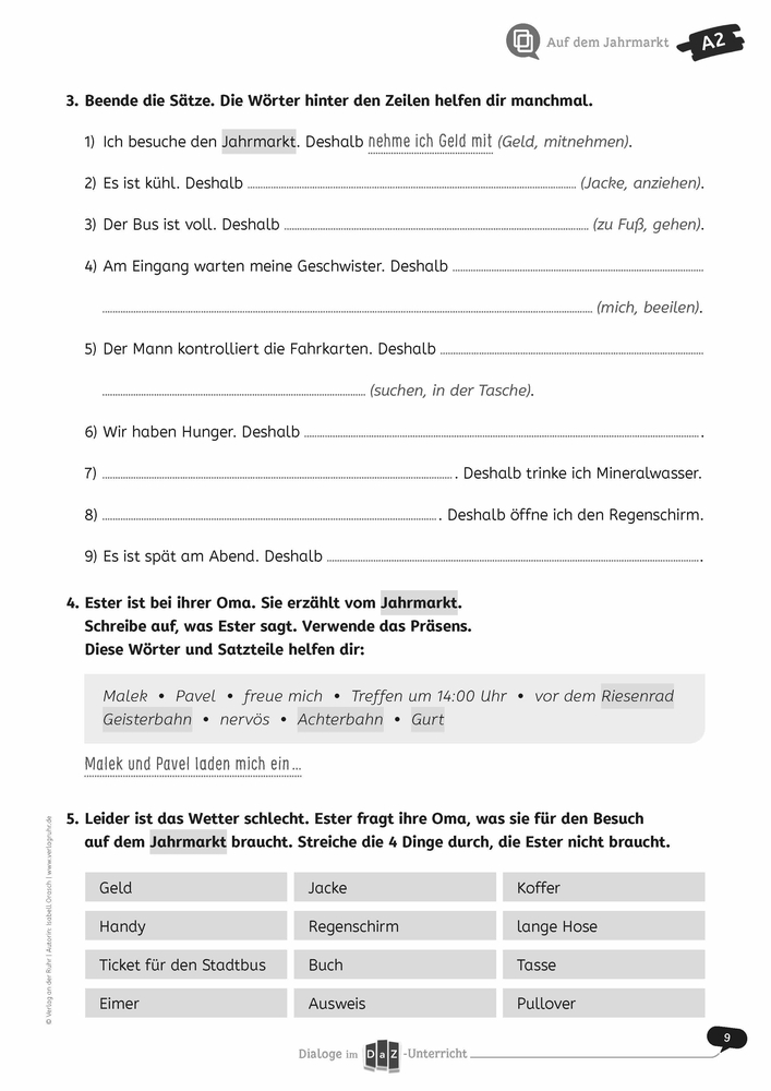 Dialoge im DaZ-Unterricht