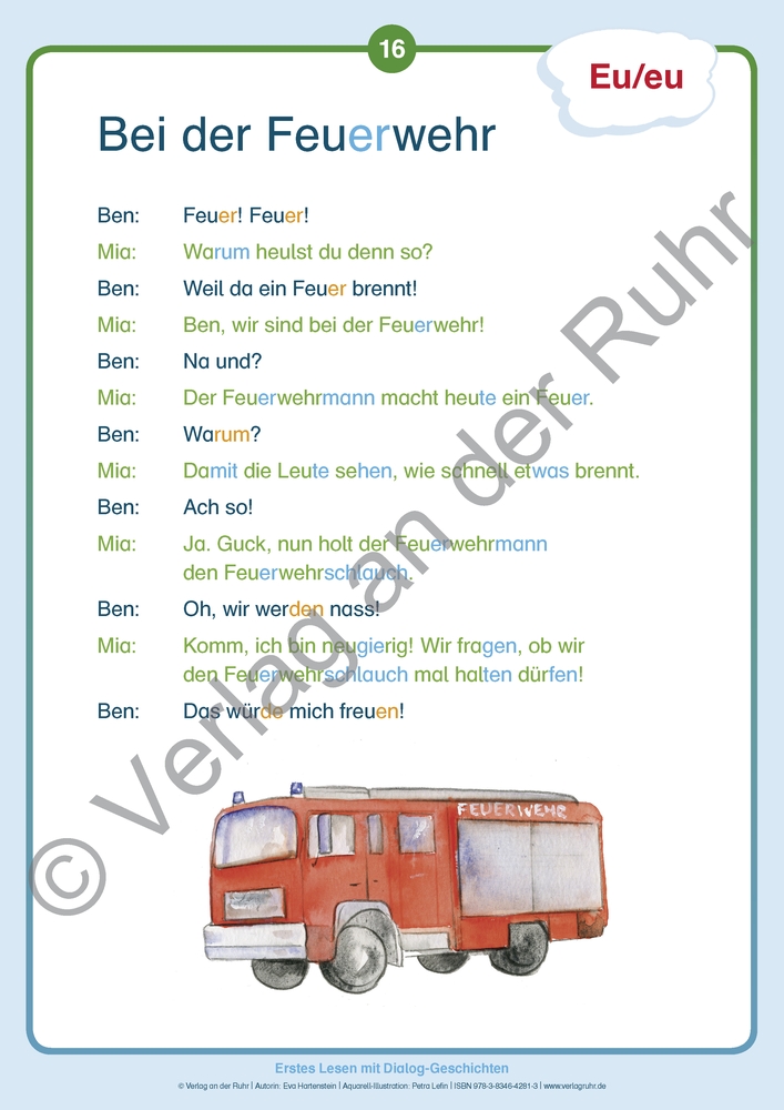Erstes Lesen mit Dialog-Geschichten Erstes Lesen mit Dialog-Geschichten
