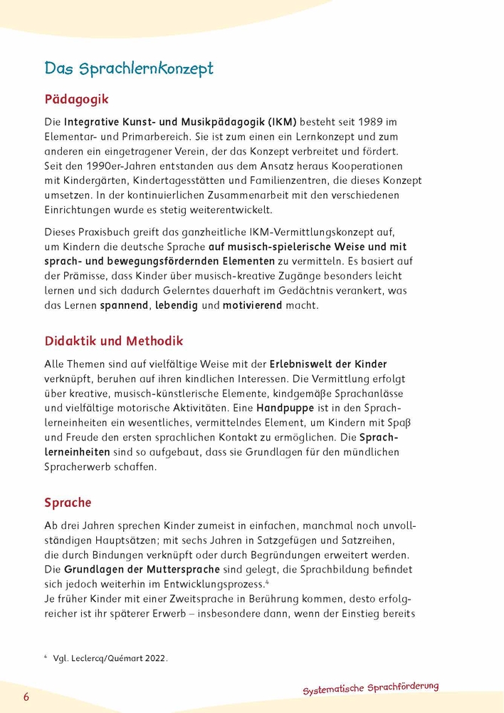 Systematische Sprachförderung für Kinder ​mit Deutsch als Zweitsprache (DaZ)