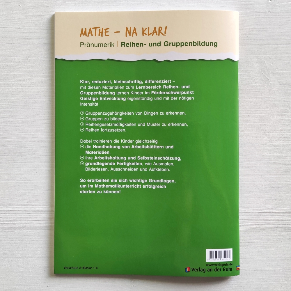 Mathe - na klar! Pränumerik: Reihen- und Gruppenbildung Mathe - na klar! Pränumerik: Reihen- und Gruppenbildung