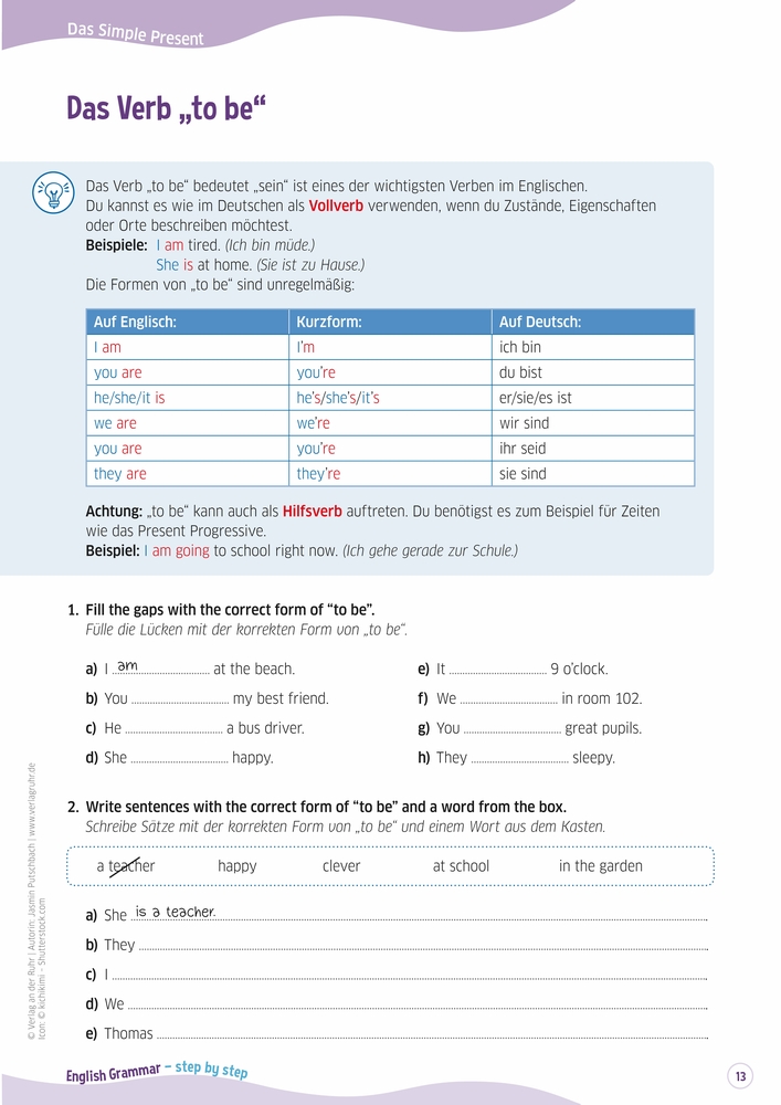 English Grammar – step by step