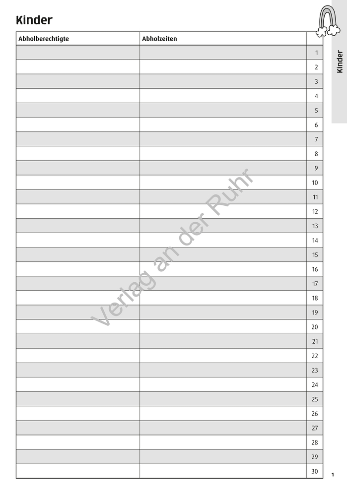 Gruppentagebuch für Krippe und Kita