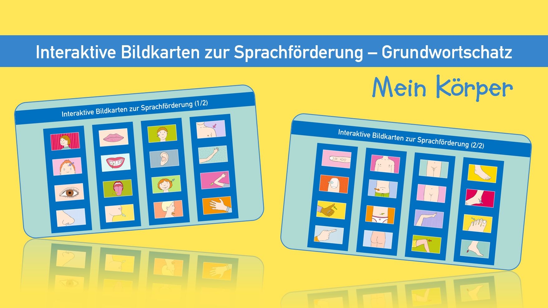 Spiele Sprachförderung Kindergarten Interaktive Bildkarten zur Sprachförderung Grundwortsch