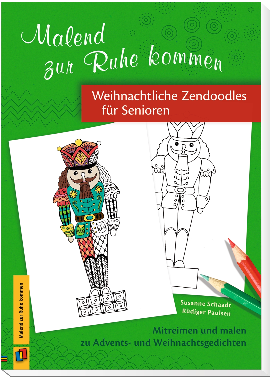 Weihnachtliche Zendoodles für Senioren