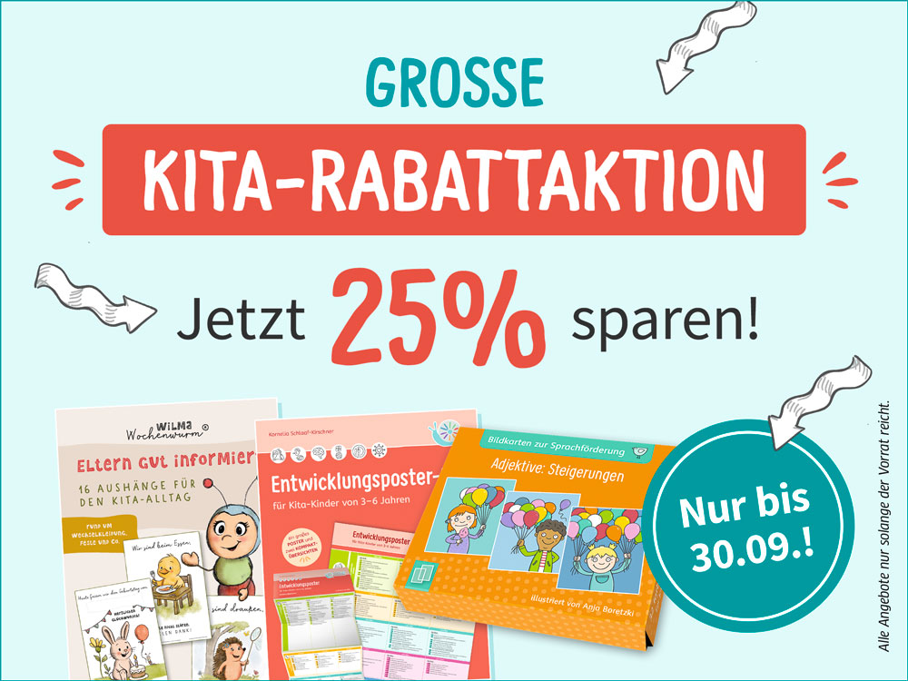 Kita-Rabattaktion – Jetzt 25% sparen!