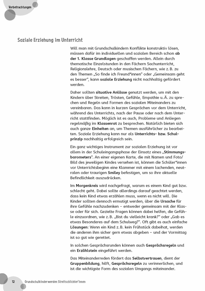 Grundschulkinder werden Streitschlichter*innen
