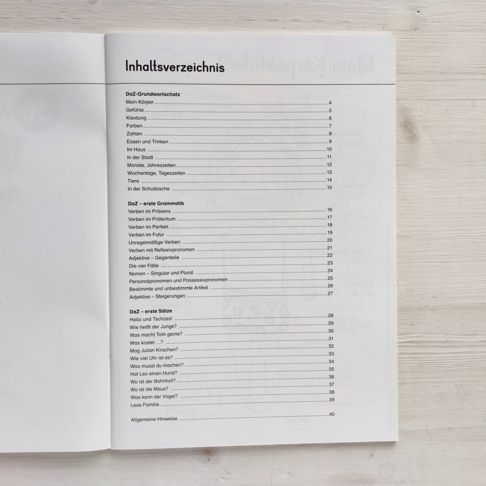 36 A4-Merkblätter DaZ-Wissen auf einen Blick 36 A4-Merkblätter DaZ-Wissen auf einen Blick