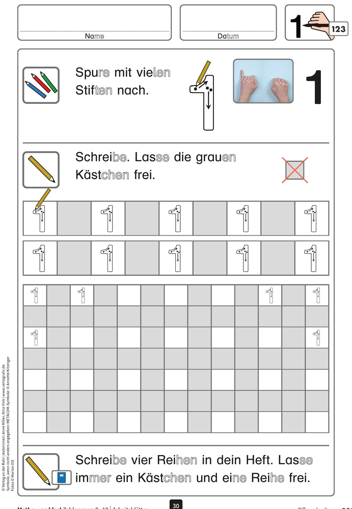 Mathe - na klar! Zahlenraum 0-10