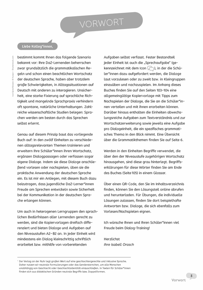 Dialoge im DaZ-Unterricht