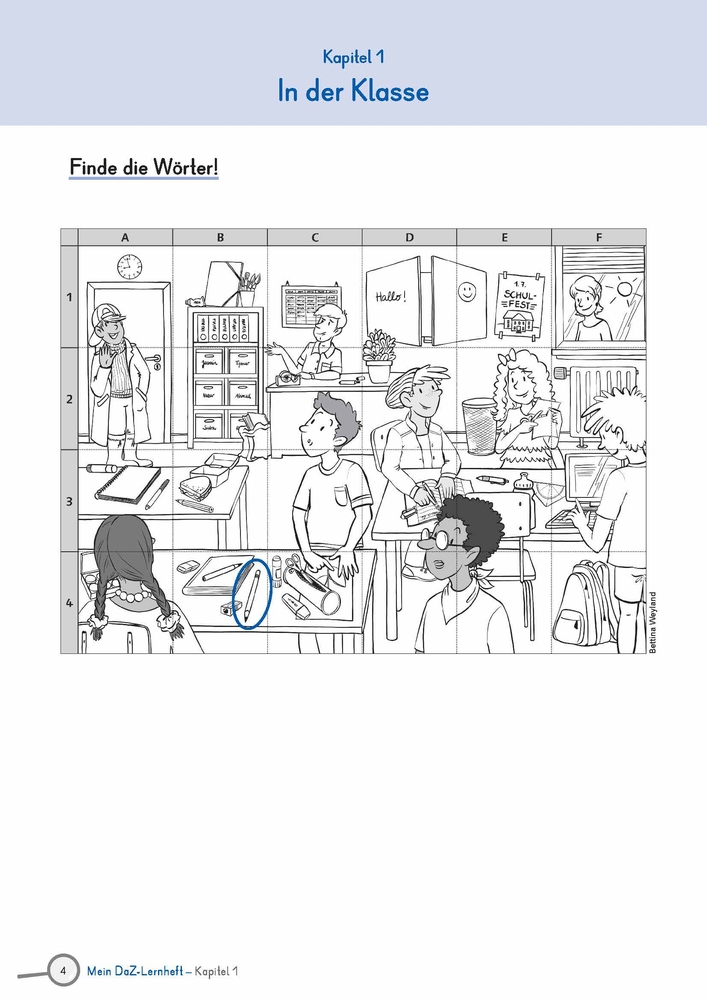 Mein DaZ-Lernheft – Mit Wimmelbildern Wortschatz und Grammatik üben