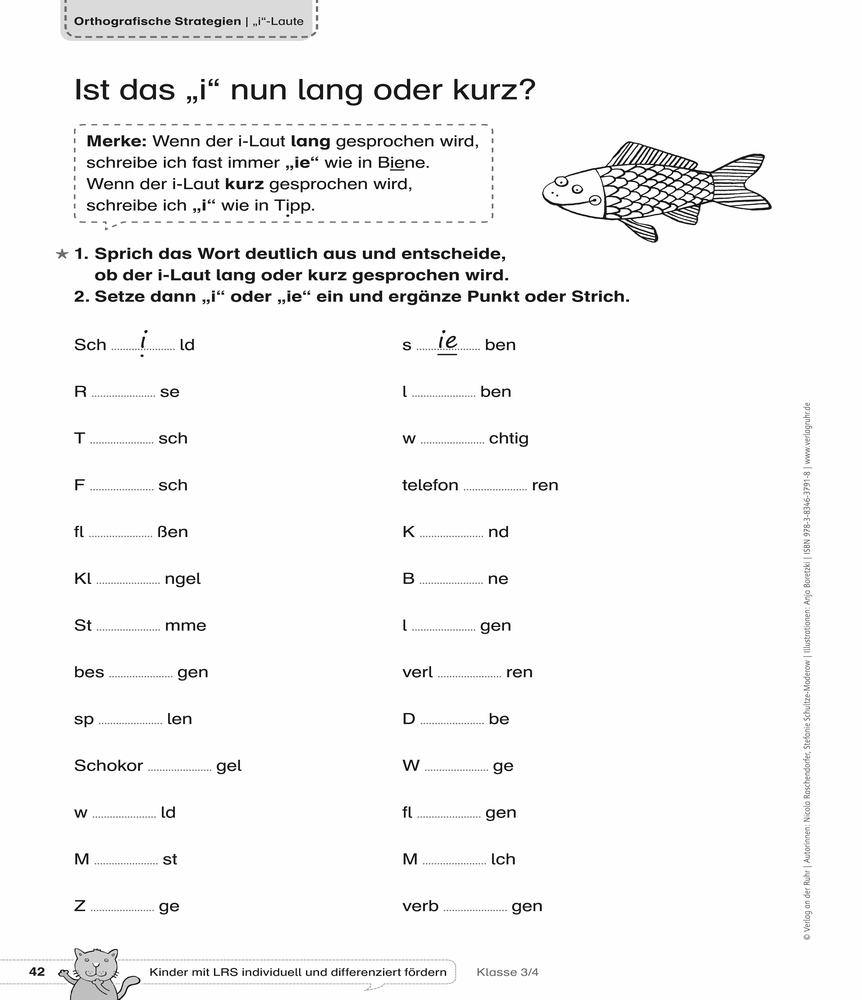 Kinder mit LRS individuell und differenziert fördern