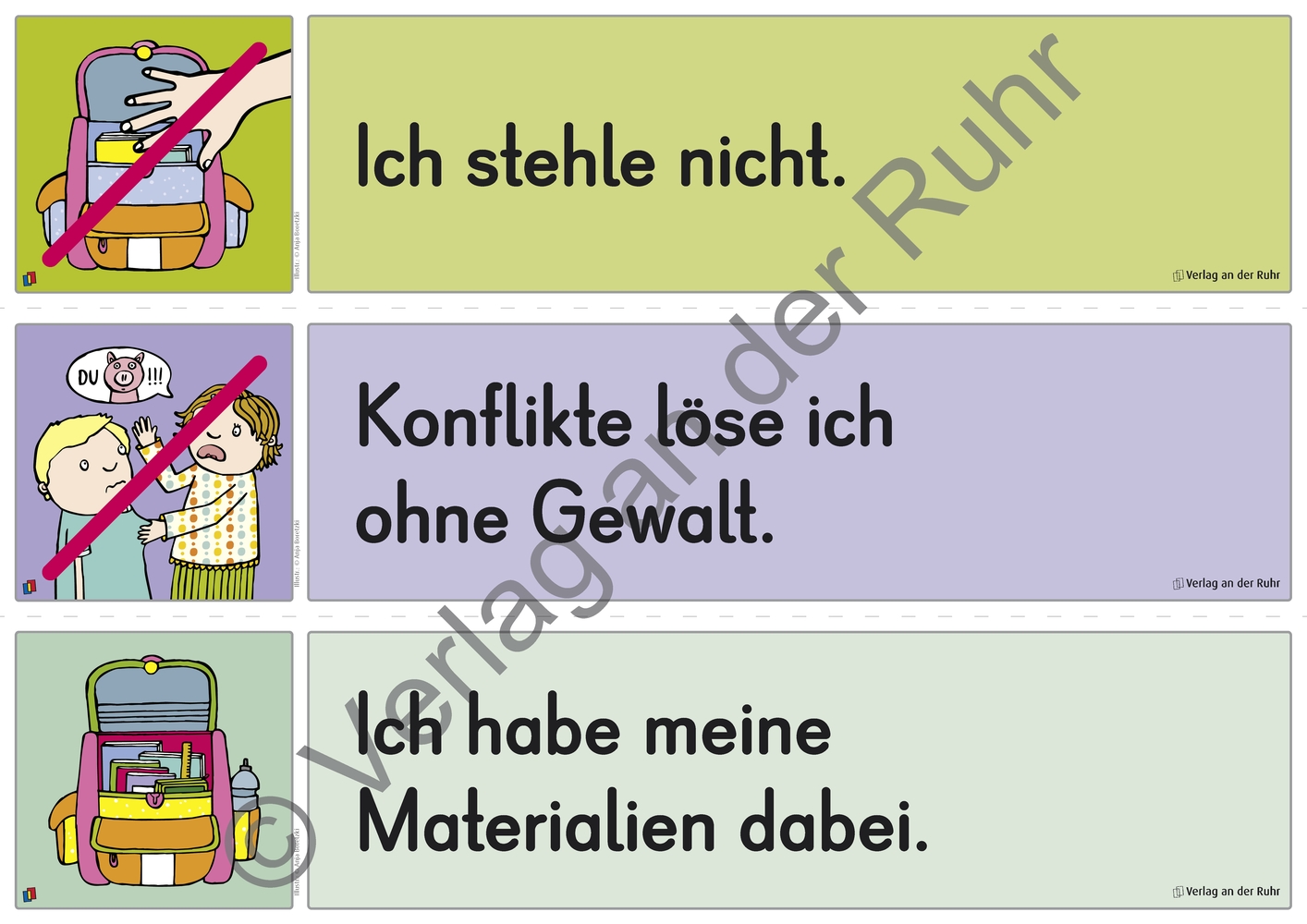 Unsere Klassenregeln