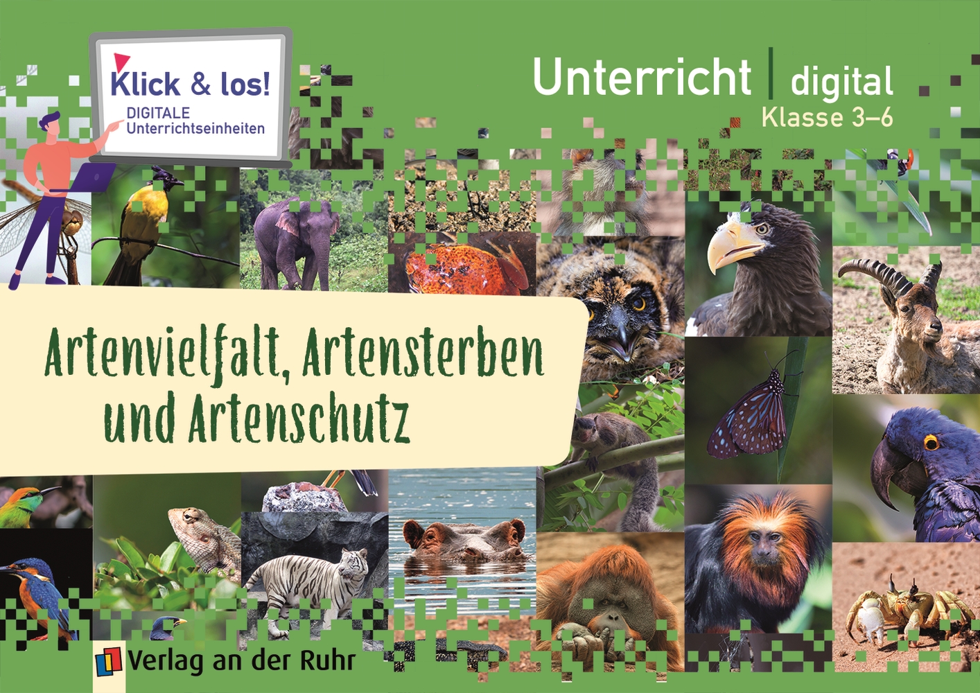 Artenvielfalt, Artensterben & Artenschutz – Unterricht digital – Klasse 3-6 - Pro-Lizenz - Online