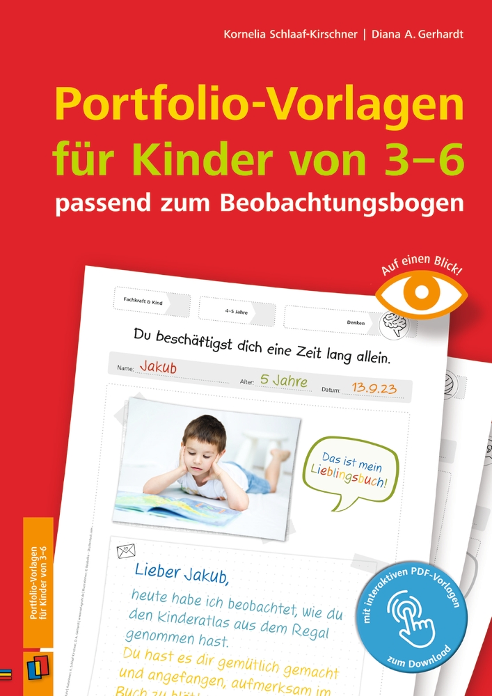 Portfolio-Vorlagen für Kinder von 3–6 - passend zum Beobachtungsbogen