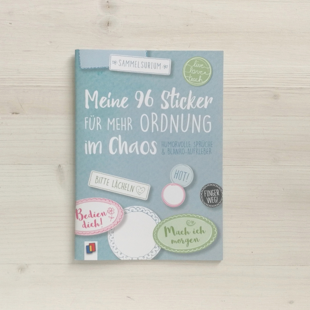 Meine 96 Sticker für mehr Ordnung im Chaos – Humorvolle Sprüche und Blanko-Aufkleber