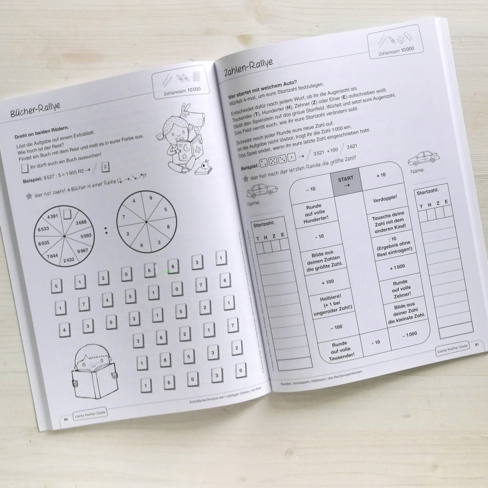 Kleine Mathe-Spiele – Einfach kopieren und loslegen