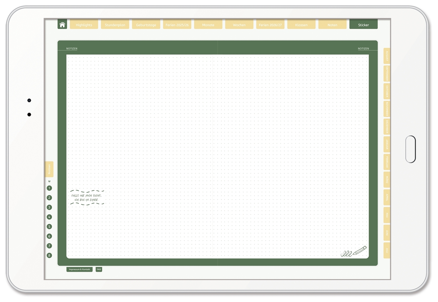 Mein digitaler Lehrerplaner (10 Unterrichtsstunden) – Sommerblüte – Lehrerkalender für das Schuljahr 2025/2026 - PDF-Basis-Lizenz Mein digitaler Lehrerplaner (10 Unterrichtsstunden) – Sommerblüte – Lehrerkalender für das Schuljahr 2025/2026 - PDF-Basis-Lizenz