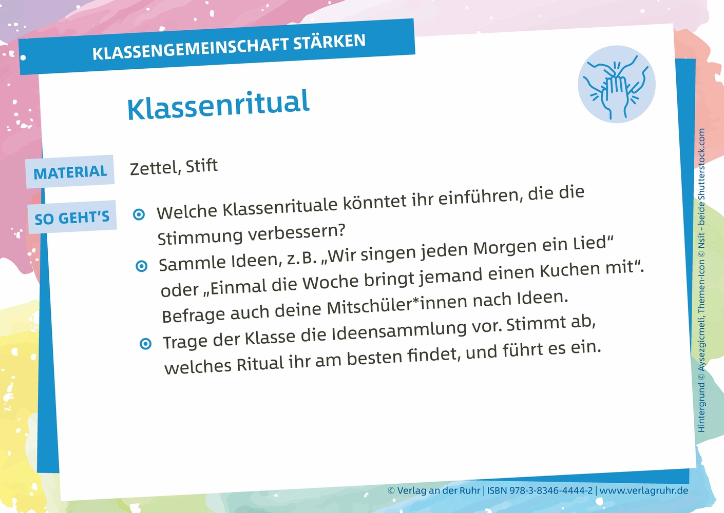 Die Positivity-Kartei für ein gutes Klassenklima Die Positivity-Kartei für ein gutes Klassenklima