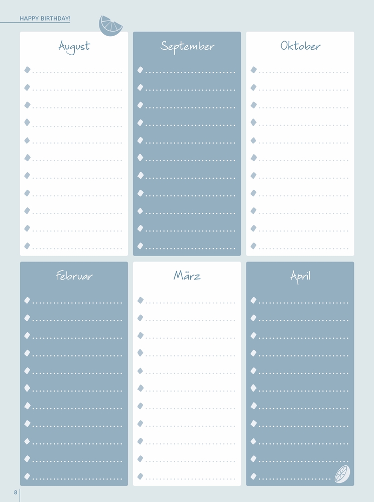 Mein Lehrerplaner A4+ – Hardcover – Lehrerkalender für das Schuljahr 2026/2027 – Zitronentanz
