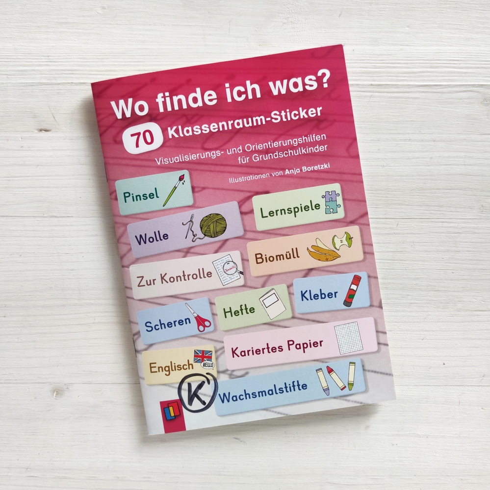 Wo finde ich was? 70 Klassenraum-Sticker Wo finde ich was? 70 Klassenraum-Sticker
