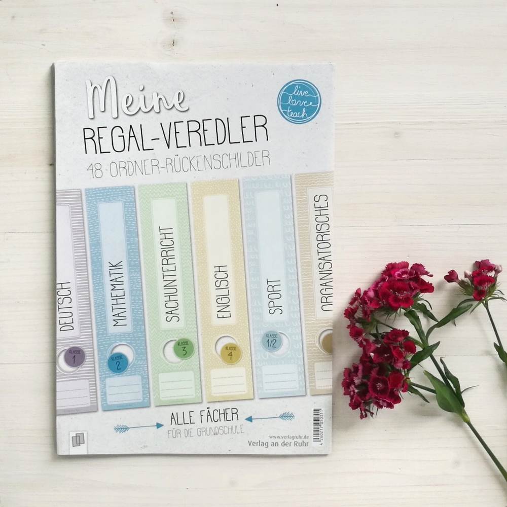Meine Regal-Veredler – 48 Ordner-Rückenschilder – alle Fächer Meine Regal-Veredler – 48 Ordner-Rückenschilder – alle Fächer