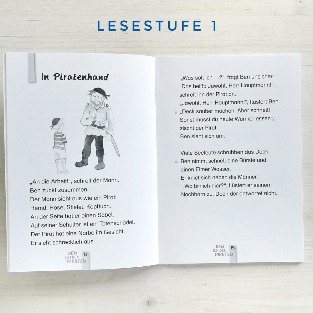 Ben bei den Piraten – Lesestufe 1 Ben bei den Piraten – Lesestufe 1